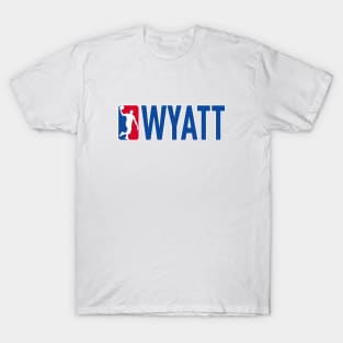 Wyatt NBA Basketball Custom Player Your Name T-Shirt T-Shirt